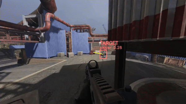 AI aiming system in action