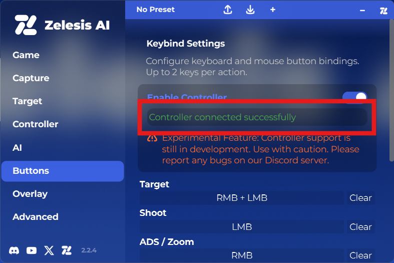 Controller Successful